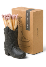 Cowboy Boot Match Holder - Black