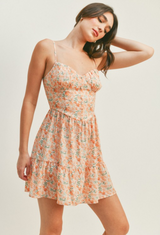 Orange Blossom Mini Dress