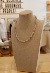 Pastel Beaded Necklace