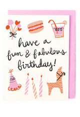 Fun and Fabulous Birthday Card