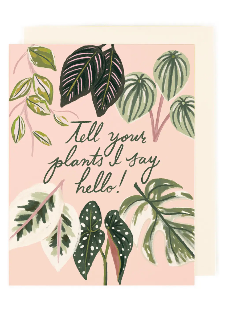 Hello Plants Card
