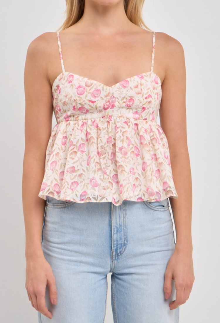 Pink Peony Top