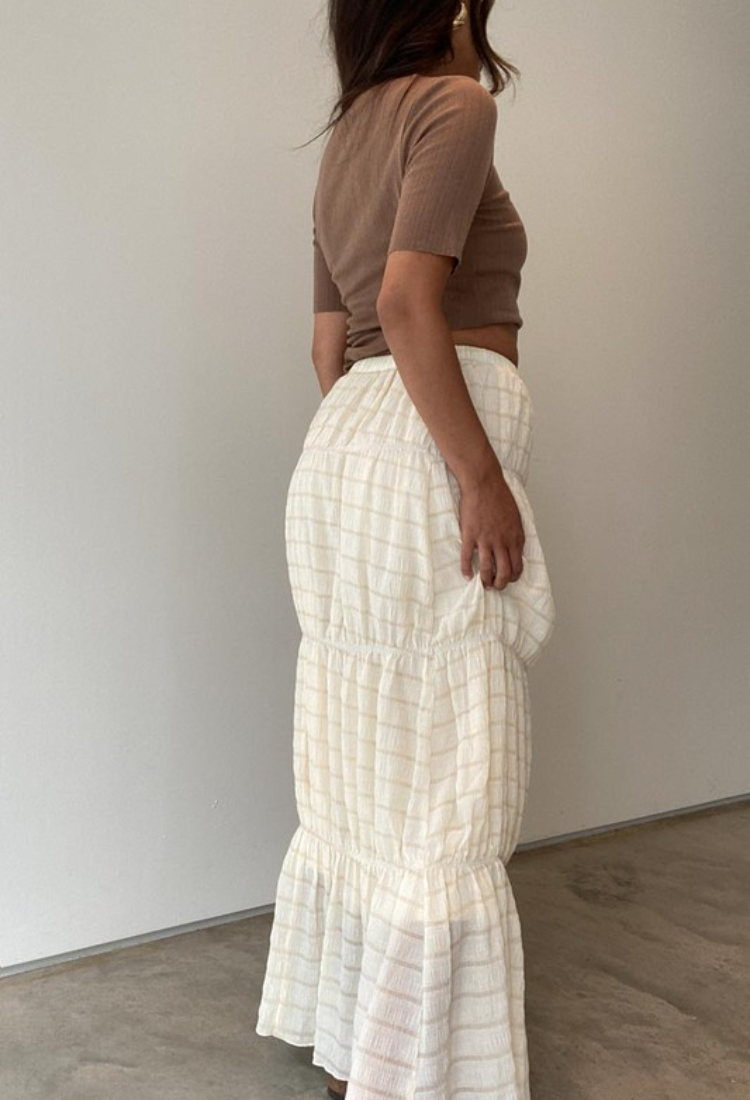 Chai Spice Maxi Skirt