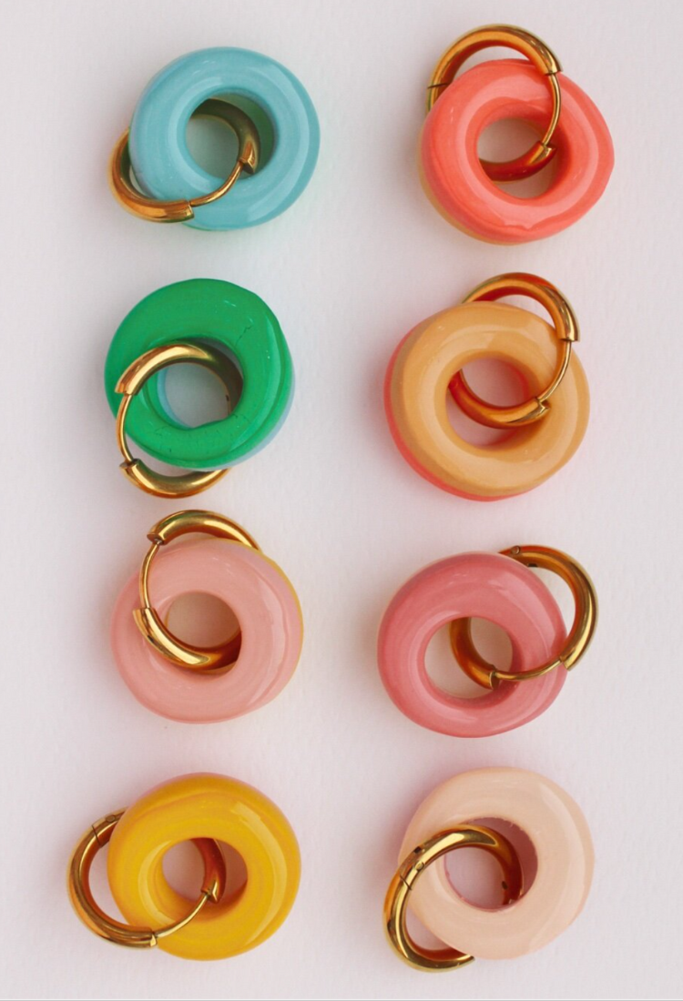 Poppy Reversible Hoops