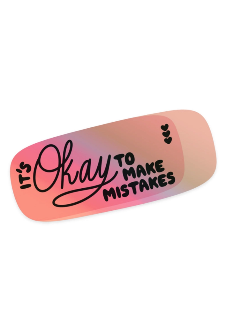 Mistakes Are Okay Sticker