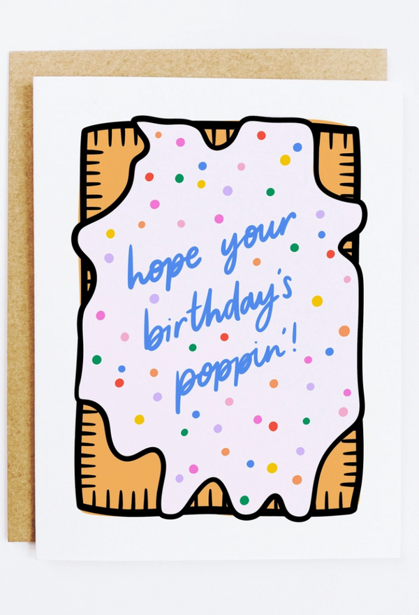 Poppin' Birthday Card