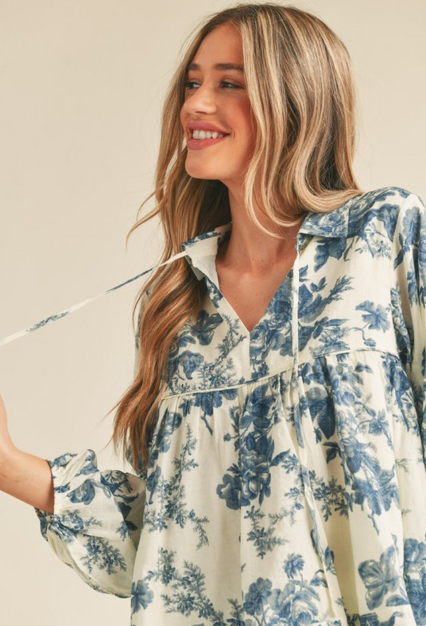 Hamptons Floral Top