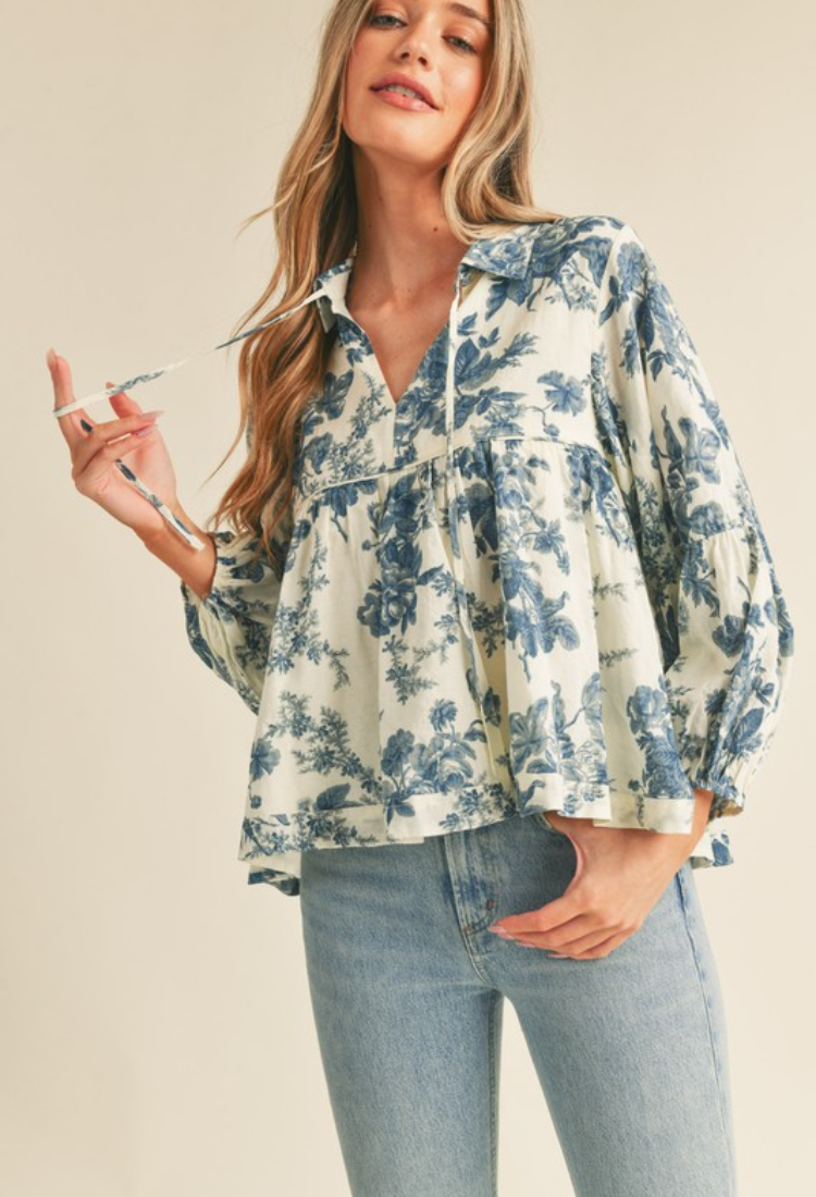 Hamptons Floral Top