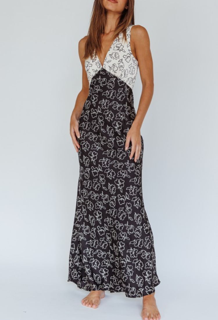 Fine Lines Maxi Dress