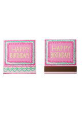 Happy Birthday Vintage Cake Matchbook