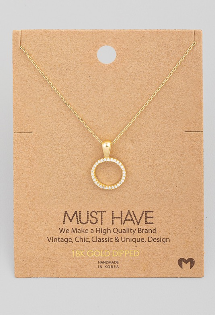 Dainty Circle Necklace