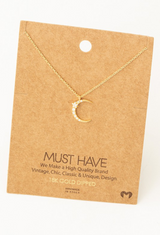 Dainty Crescent Moon Necklace