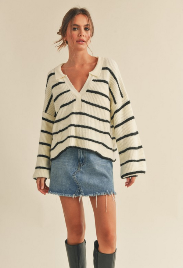 Vermont Striped Sweater