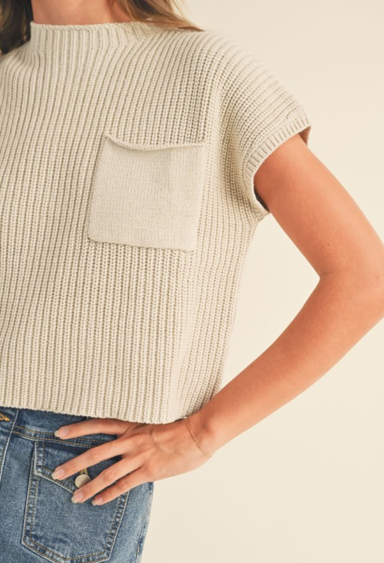 Fraser Stone Sweater Knit Top