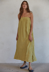 Chasing Sunsets Pear Dress