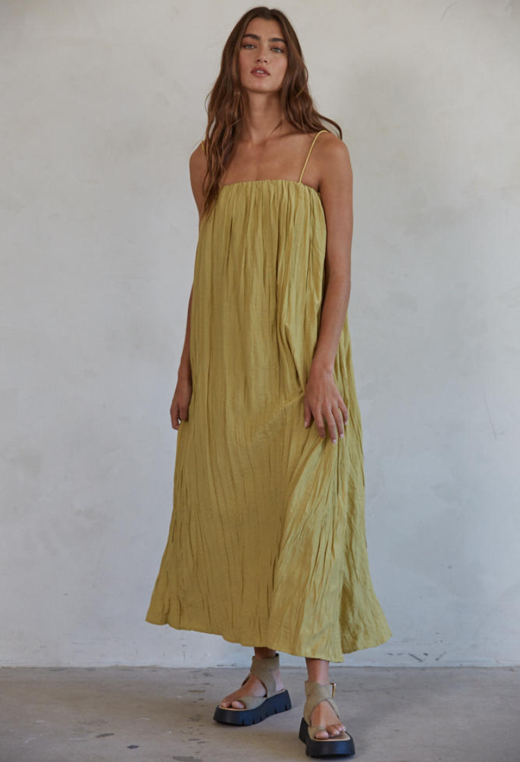 Chasing Sunsets Pear Dress