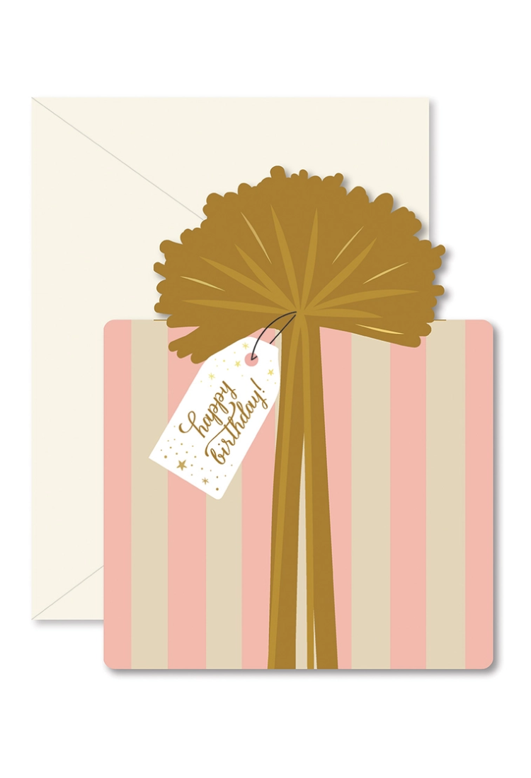 Birthday Gift Die-Cut Folded Greeting Card