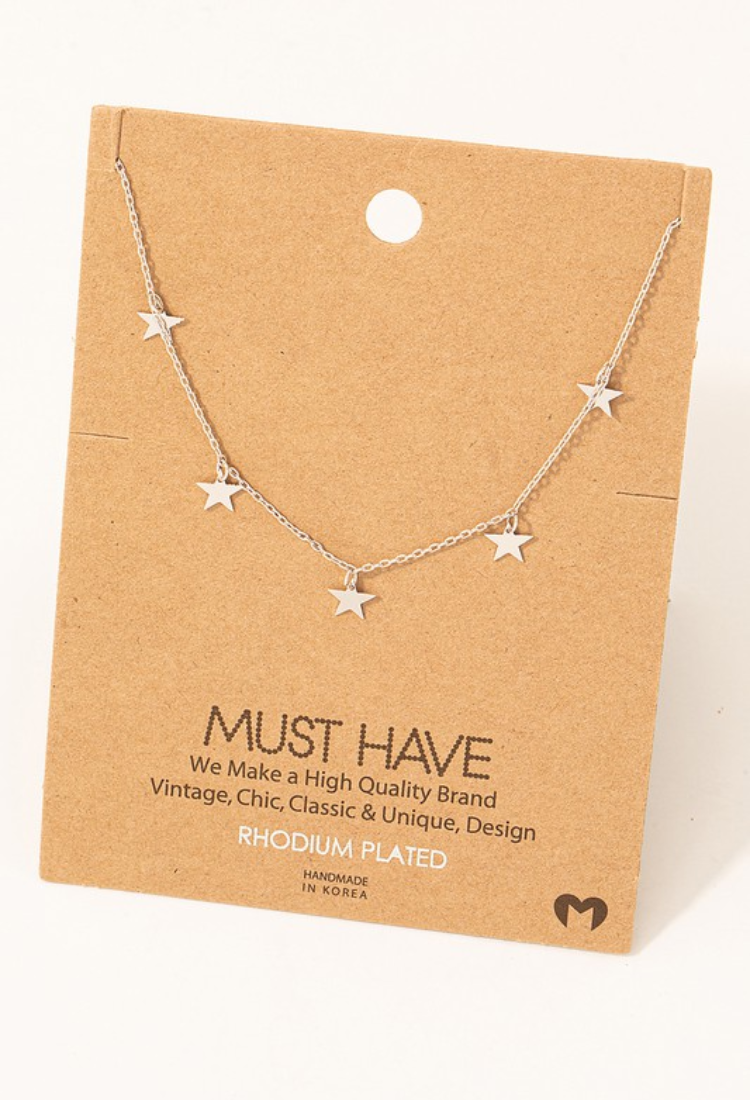 Mini Star Charm Necklace