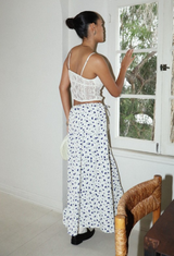 Blueberry Patch Maxi Skirt