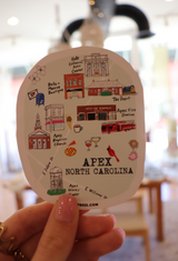 Downtown Apex Sticker