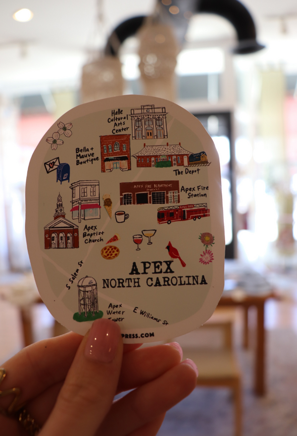 Downtown Apex Sticker