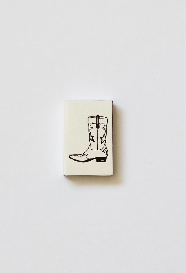 Western Cowgirl Matchbox