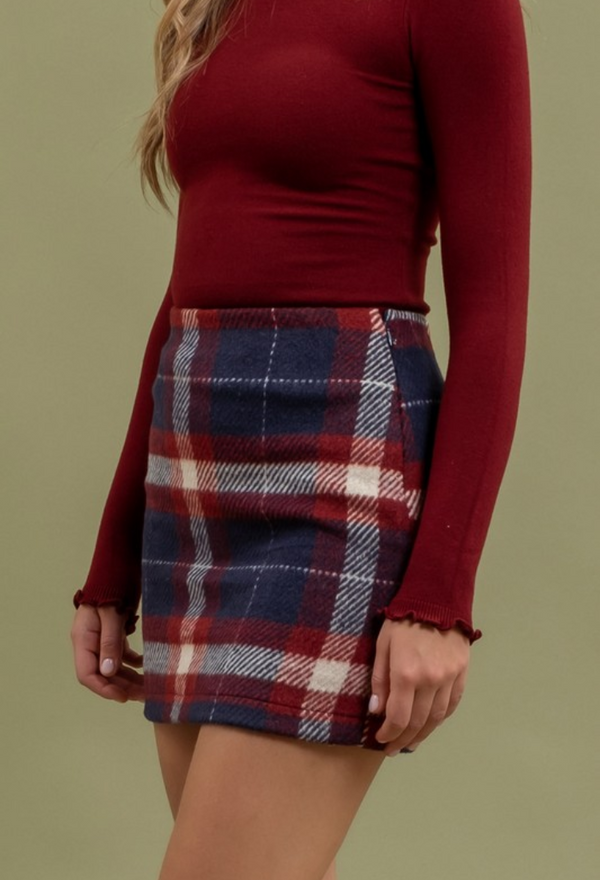 Spiced Cider Mini Skirt