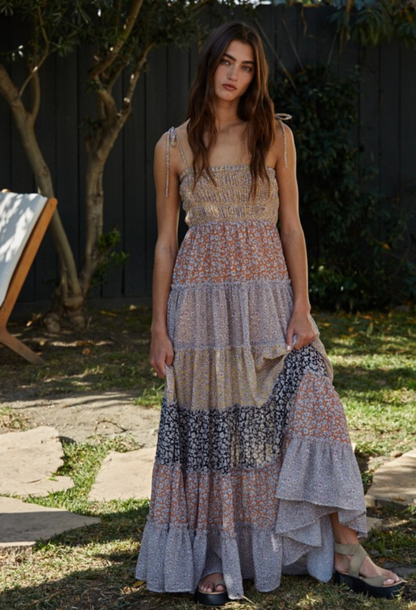 Fall Picnic Maxi Dress