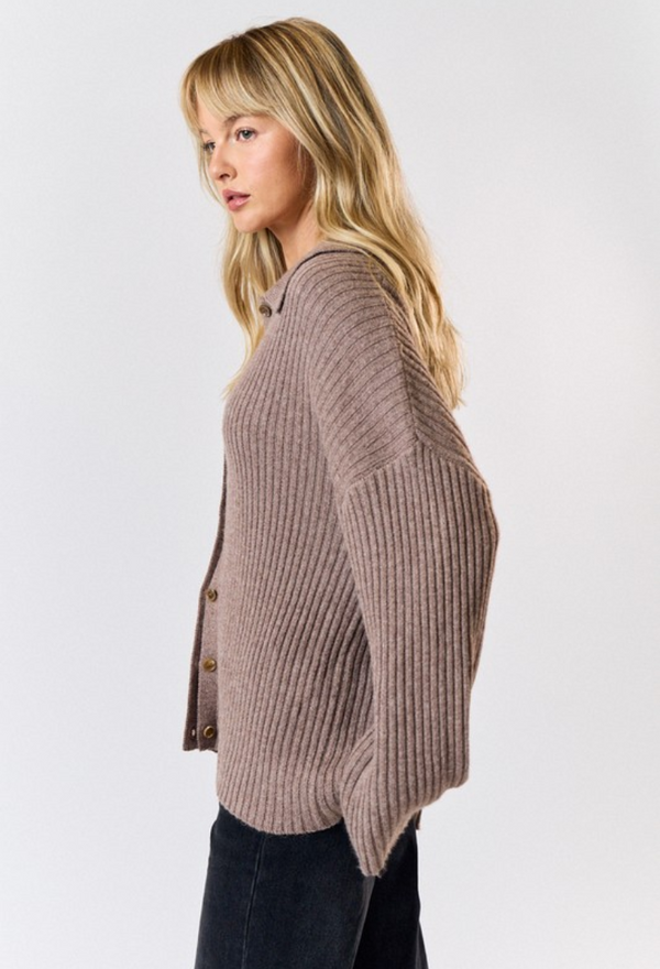 Chocolate Mocha Cardigan Top