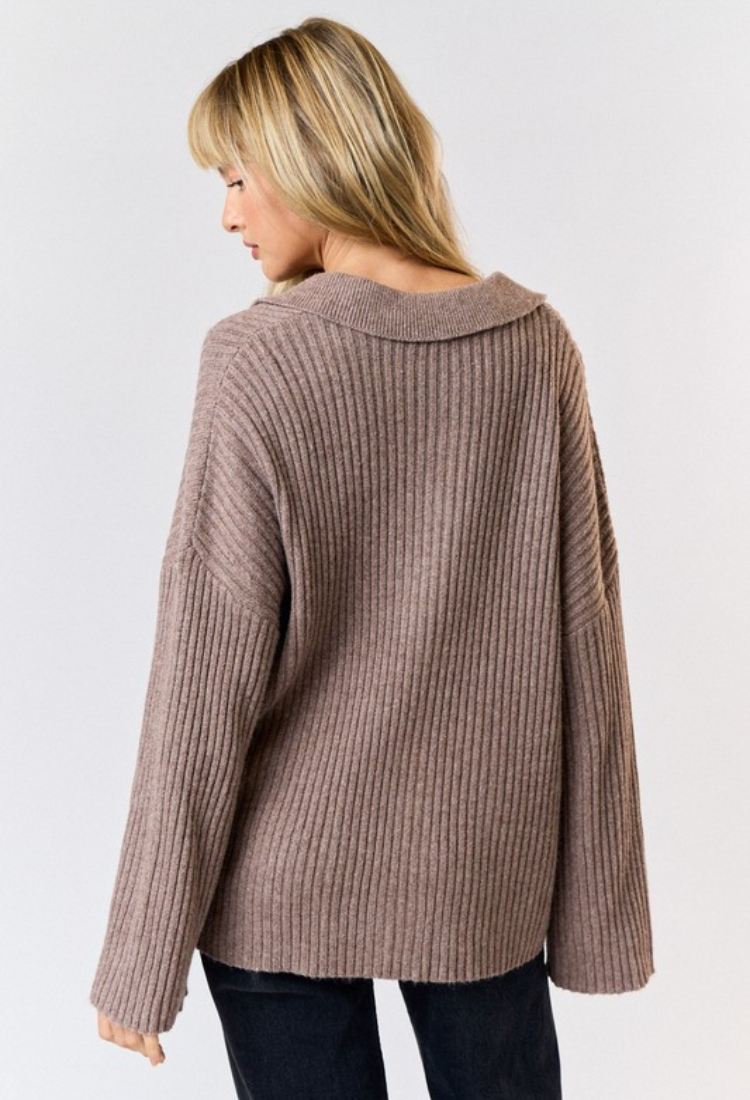 Chocolate Mocha Cardigan Top