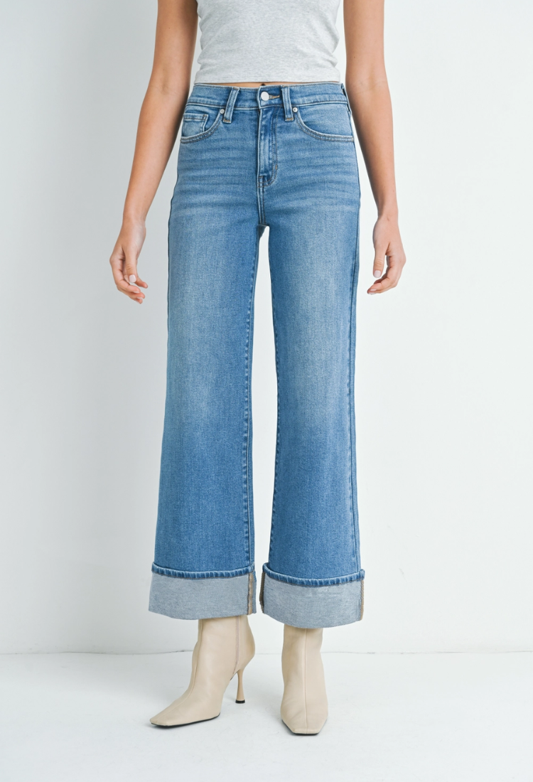 Uptown Cuffed Denim Pants