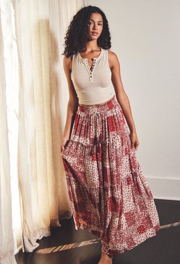 Boho Baby Midi Skirt