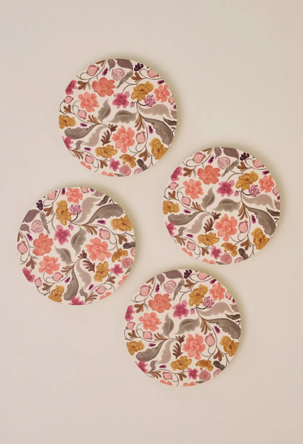 Autumn Florals Coaster - Set of 4