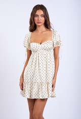 Tea For Two Cream Dress