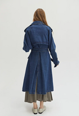 Brooklyn Denim Trench Coat