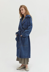 Brooklyn Denim Trench Coat