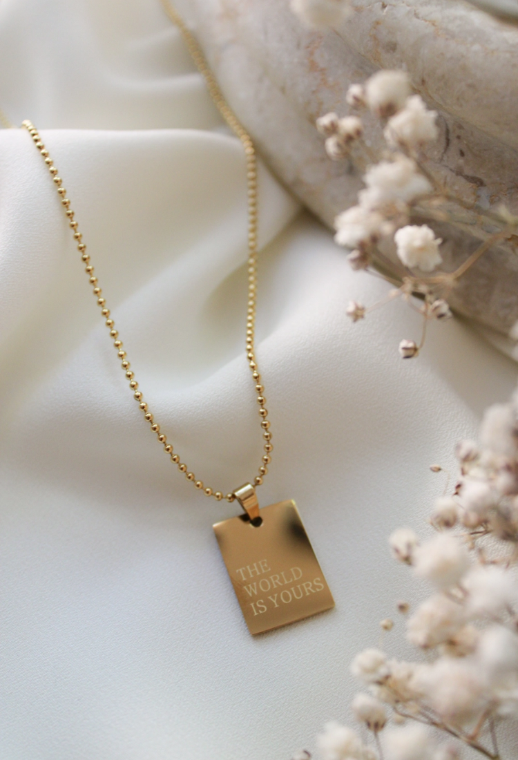 "The World Is Yours" Necklace