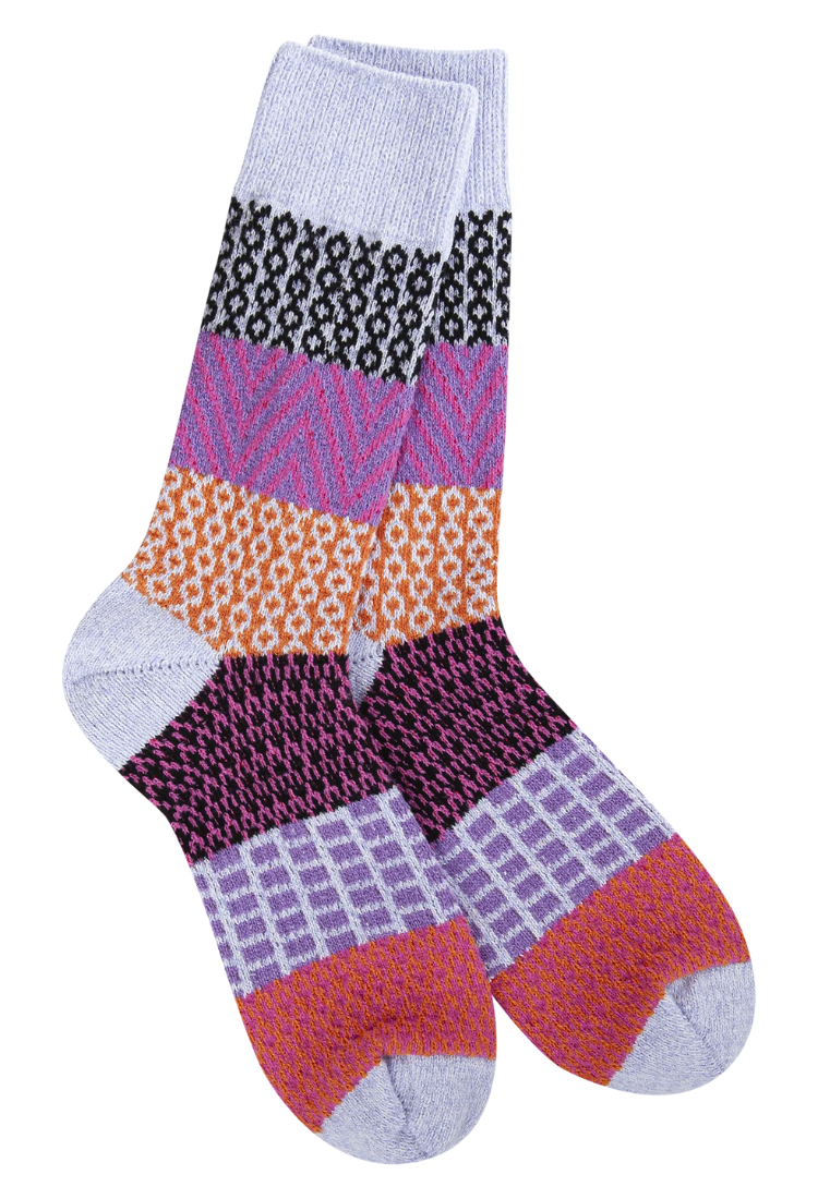 Lavender Crew Socks