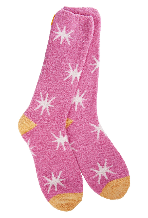 Starburst Azalea Crew Socks