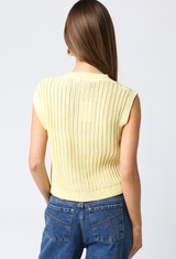 Andie Butter Sweater Vest