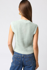 Andie Sage Sweater Vest