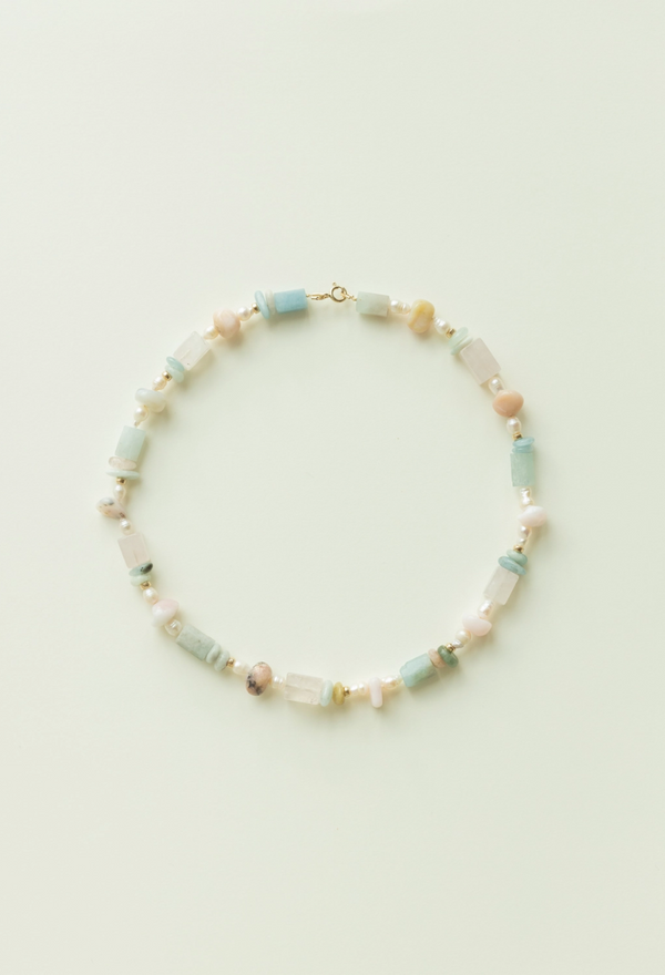 Ray - Beachy Chunky Beaded Necklace