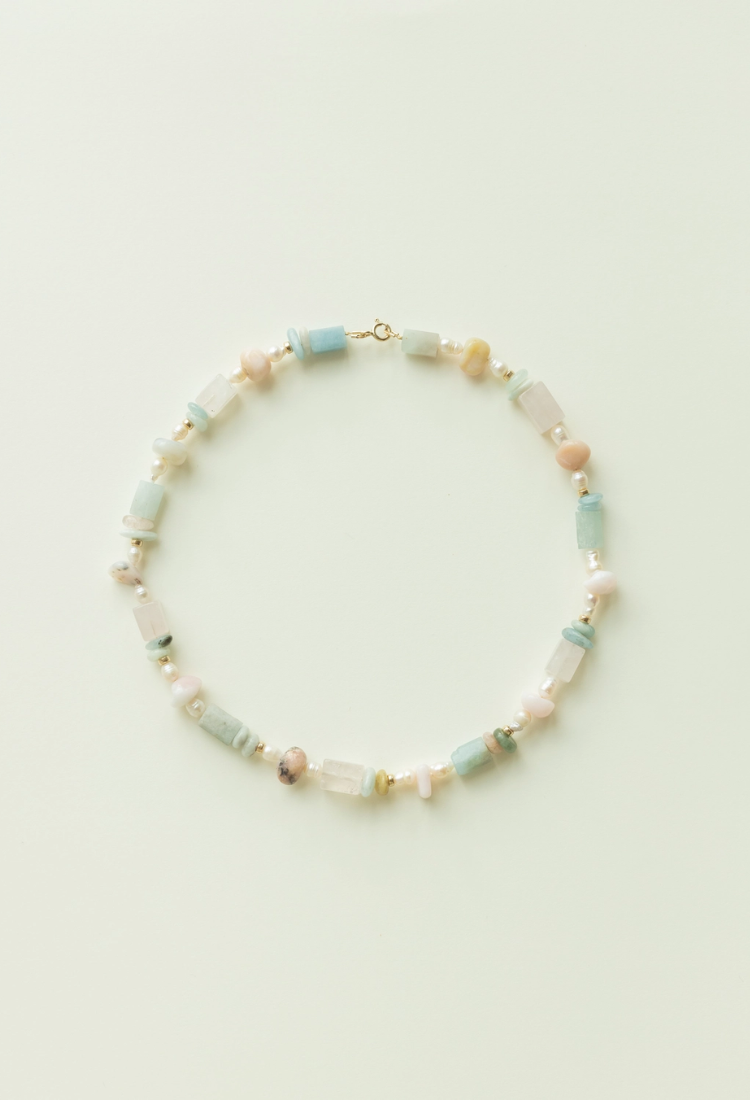 Ray - Beachy Chunky Beaded Necklace