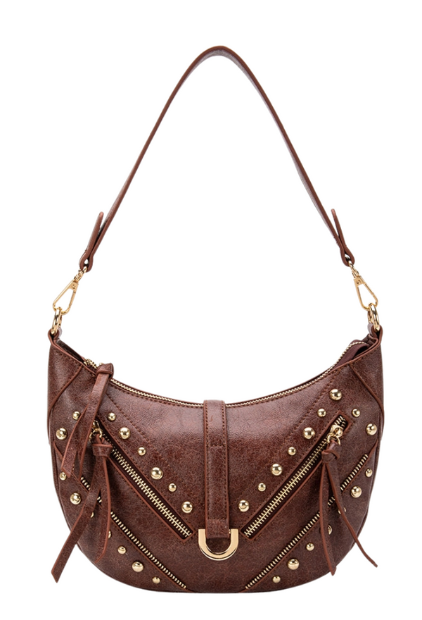 Maeve Burgundy Recycled Vegan Shoulder Bag