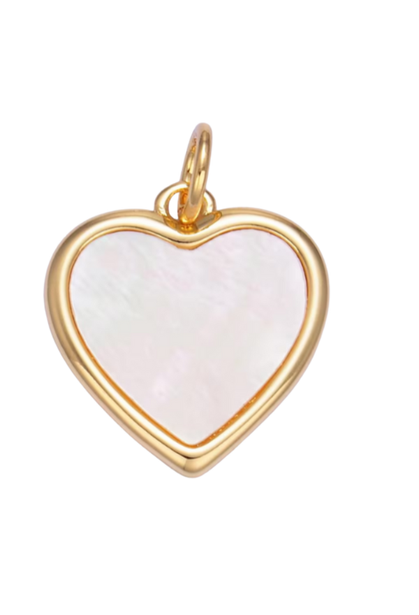 Shell Heart Charm
