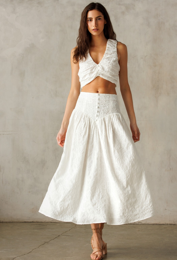 Poppy Floral Skirt