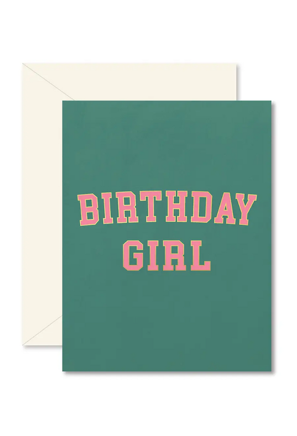 Birthday Girl University Greeting Card