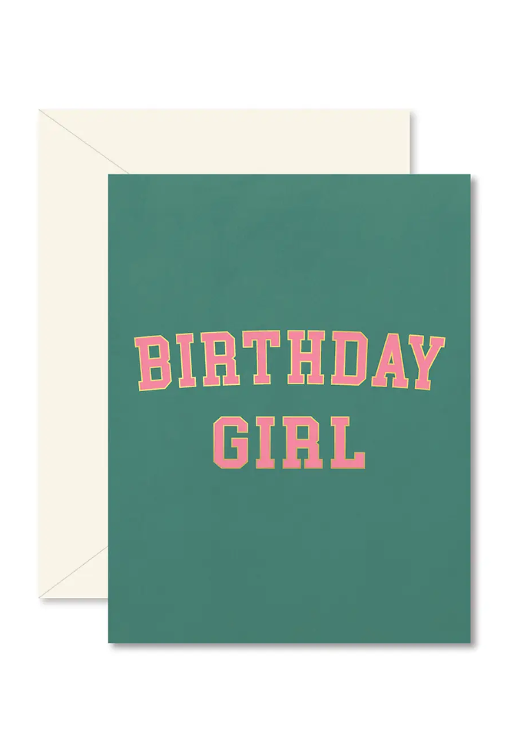 Birthday Girl University Greeting Card