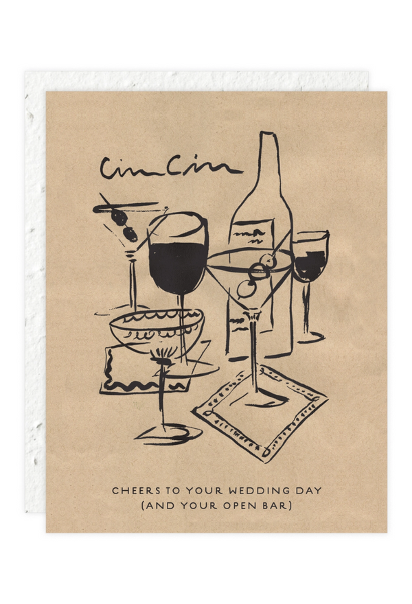 Cin Cin - Wedding Card