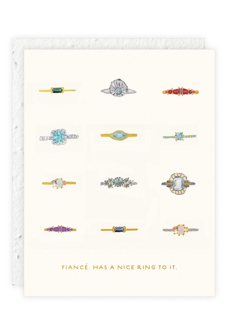 Fiancé - Engagement Card